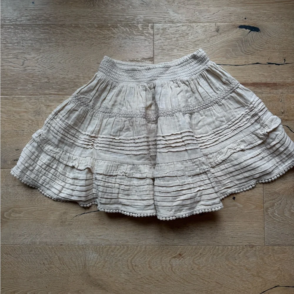 NEW! Spell & the Gypsy Collective Organic Cotton Sand Hanalei Skirt XS PriceFirm